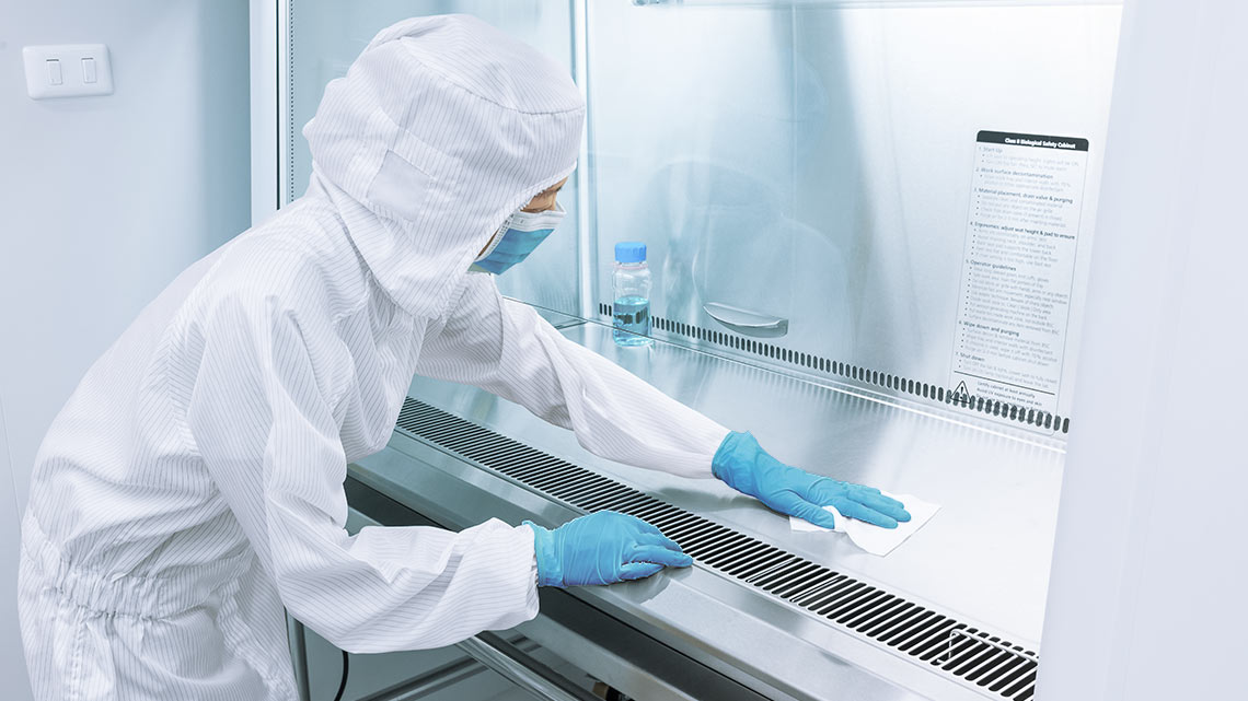 Umfassendes Sortiment an Reinraum-Produkten Reinraum-Produkte für alle Branchen