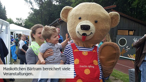 Kroschke Kinderstiftung Maskottchen Bärtram