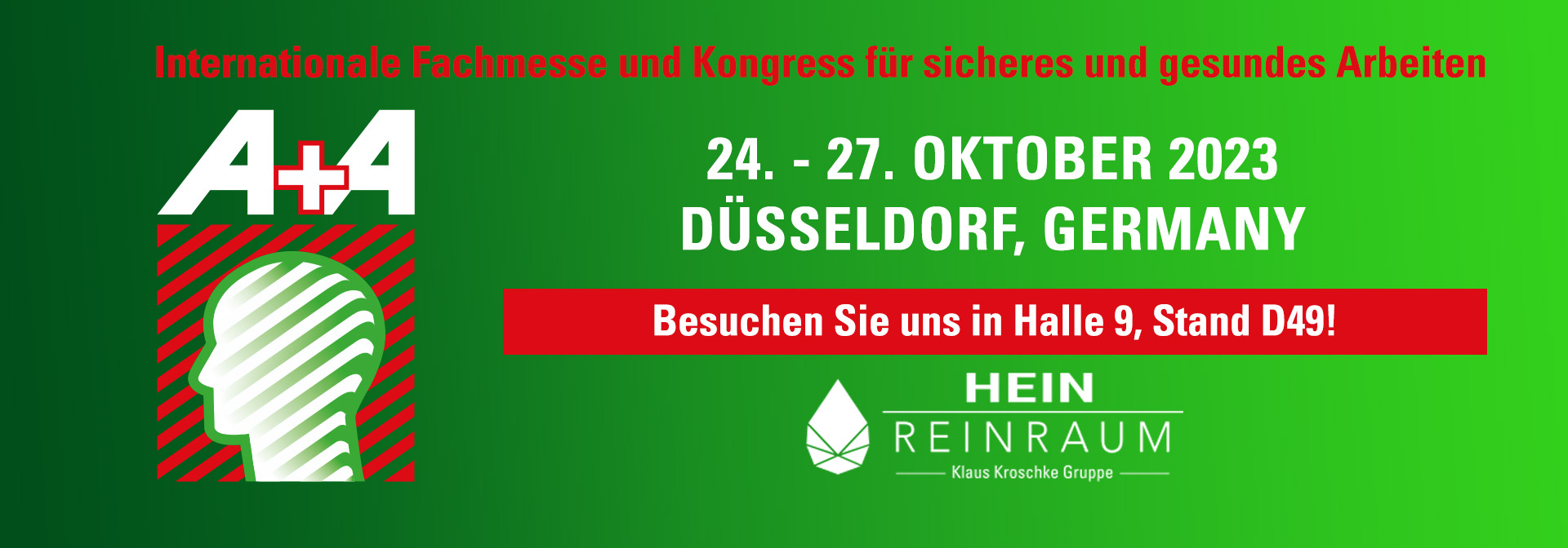 HEIN Reinraum auf der A+A 2023