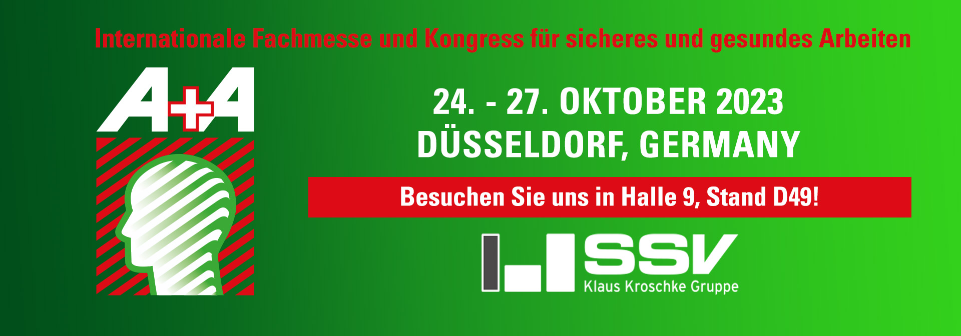 SSV-Kroschke auf der A+A 2023